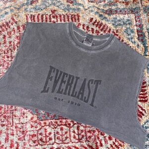 Super Cropped Grey Everlast Tee